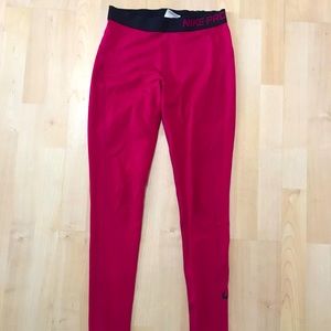 Nike Pro Pink Leggings